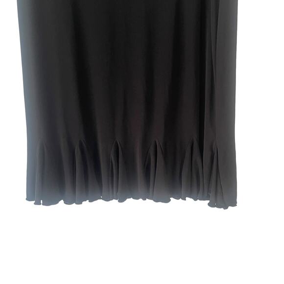 White‎ House Black Market Women's Size Medium Black Ruffle Mini Skirt - Picture 3 of 7